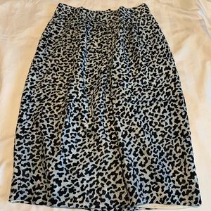Liz Claiborne Collection Skirt Vintage Straight Pencil Skirt Sz 10 Animal Print